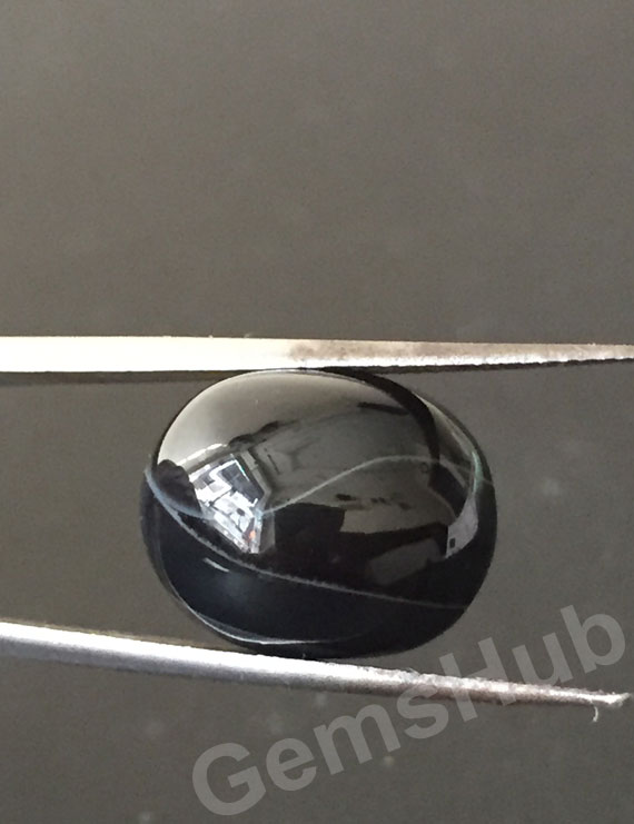 Natural Certified Sulemani Black Hakik Stone, weight - 12.10 ct